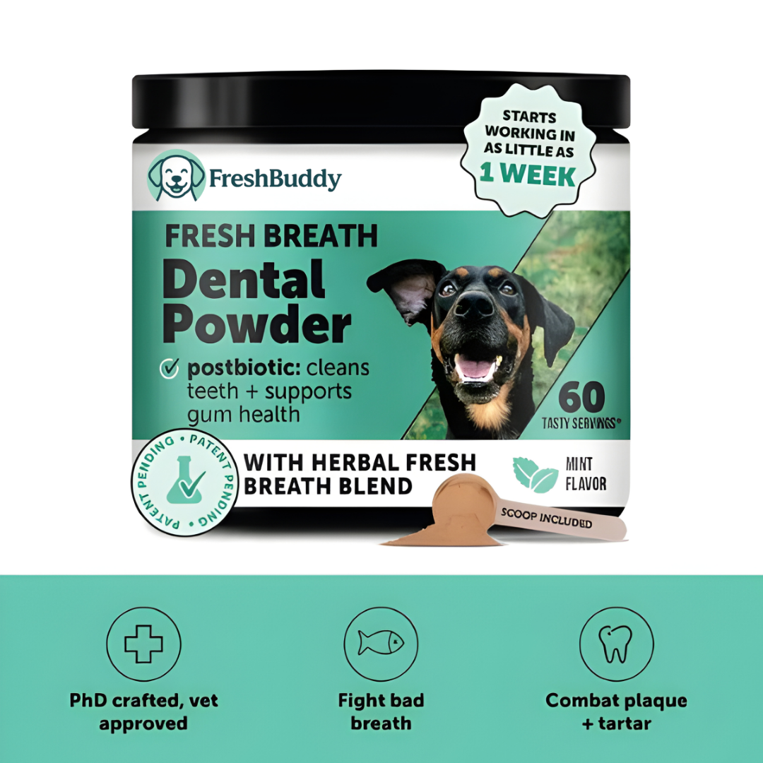FreshBuddy™ Dog Dental Powder