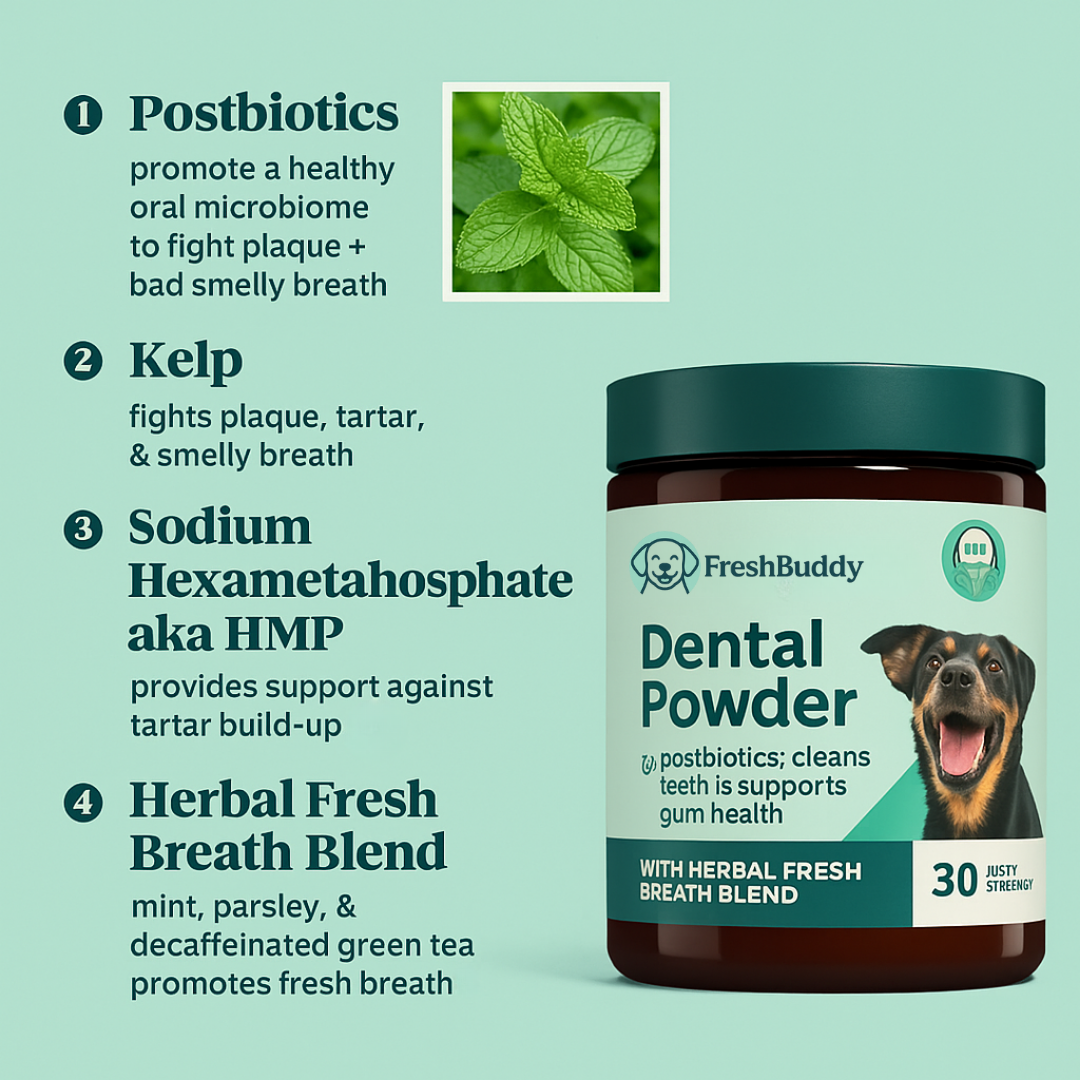 FreshBuddy™ Dog Dental Powder