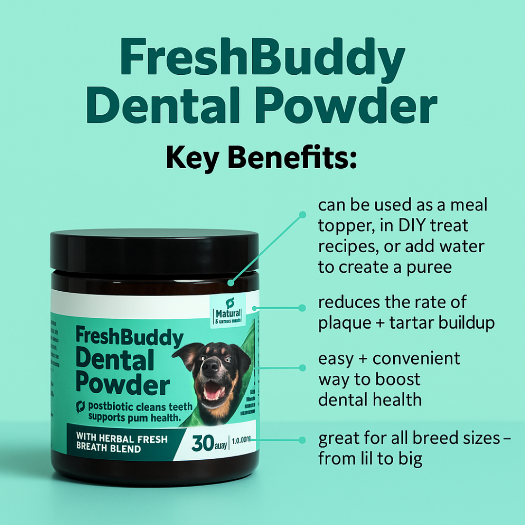 FreshBuddy™ Dog Dental Powder
