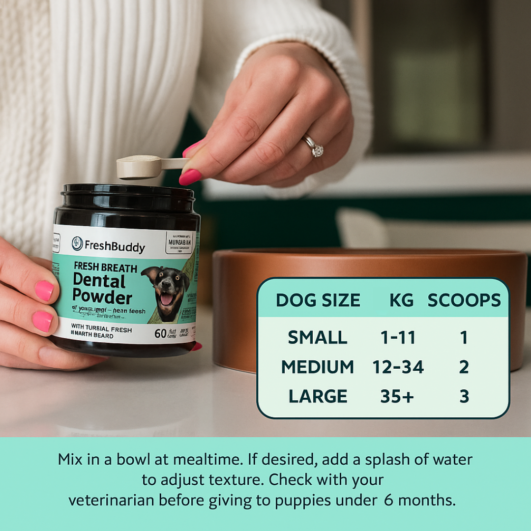 FreshBuddy™ Dog Dental Powder